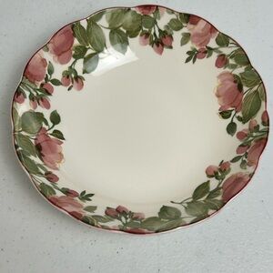 Nikko Japan Fine China Tableware PRECIOUS Pink Floral 6 3/4” Soup Cereal Bowl